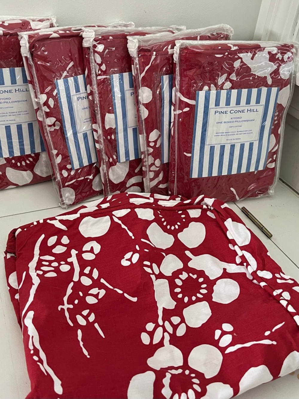 Pine Cone Hill Box Shams, set of 6